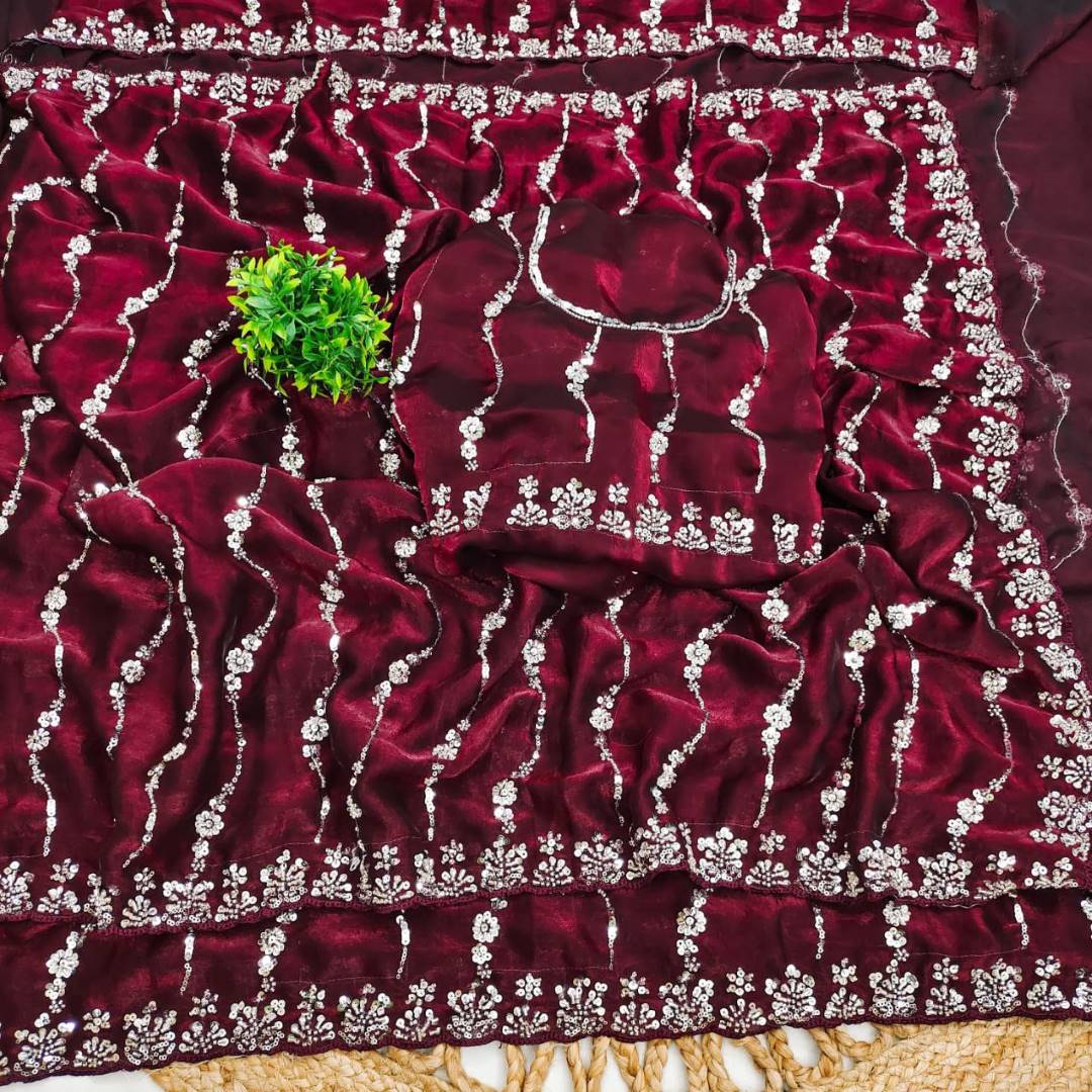 RC1 Vol 74 Avni Space Silk Party Wear Saree 11 Pcs Set