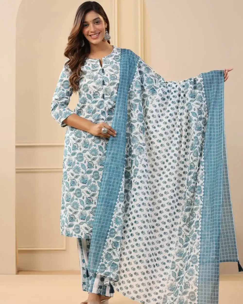 Shiv Vol 41 Cotton Blend Printed Readymade Dress 05 Pcs Set