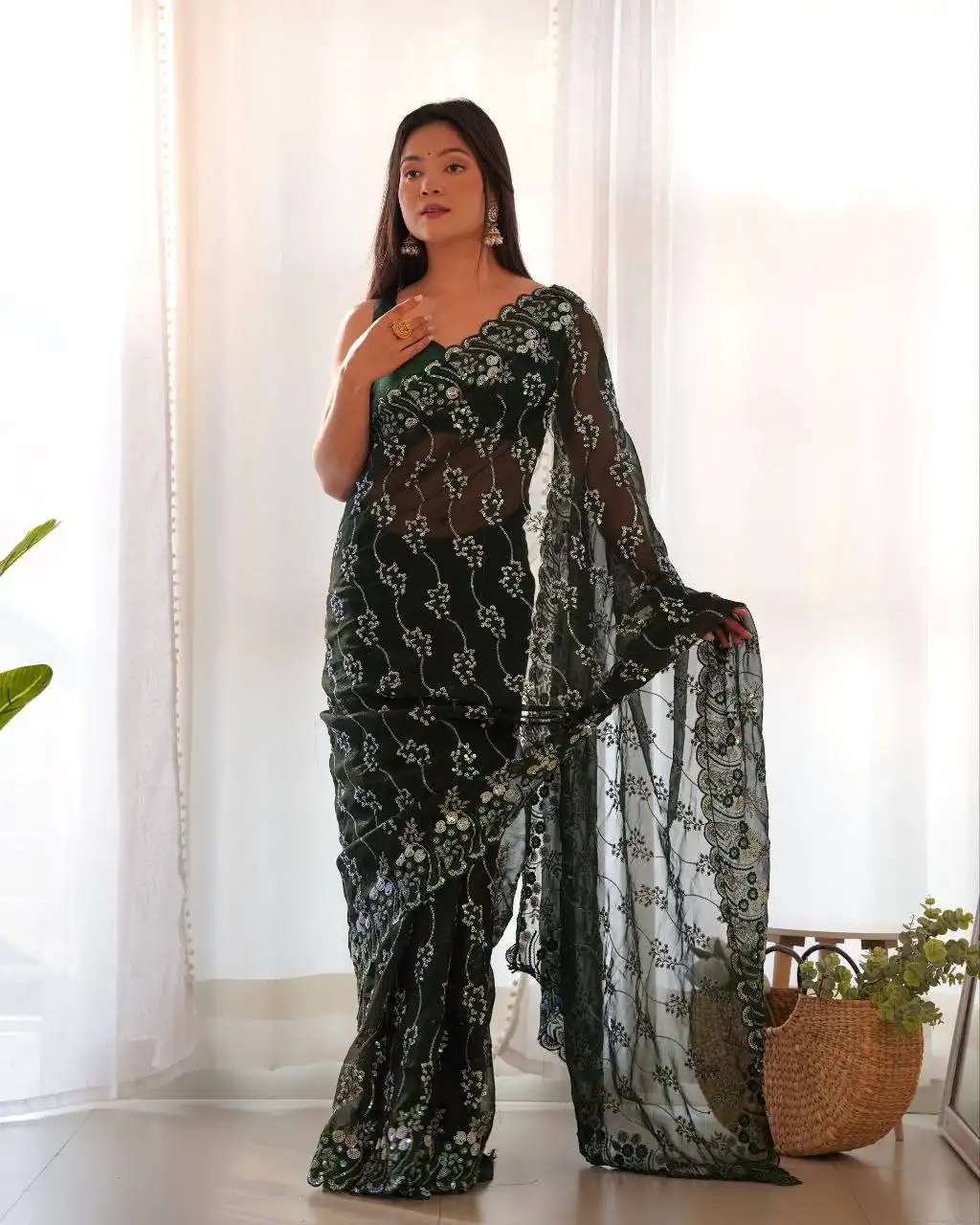 RBC 5071 Simmar Bluming Designer Saree 03 Pcs Set