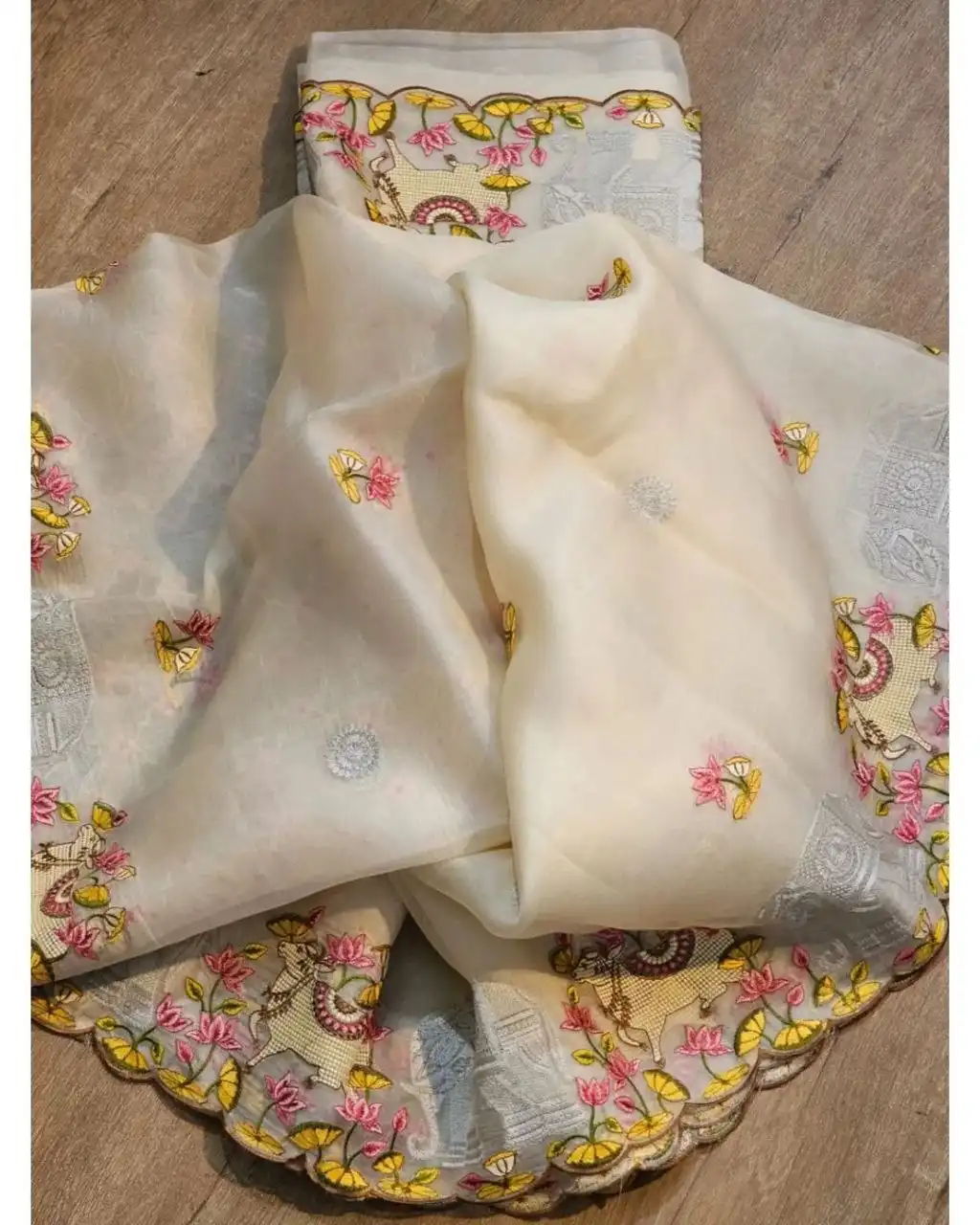 RBC 5077 Organza Silk Designer Party Wear Saree