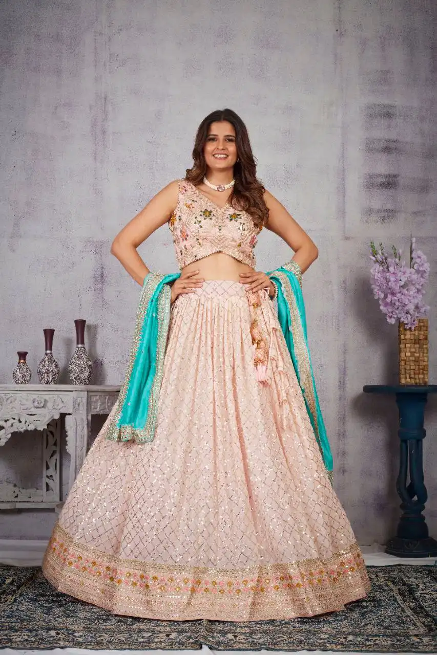 RBC 104 Fox Georgette Designer Lehenga Choli Collection
