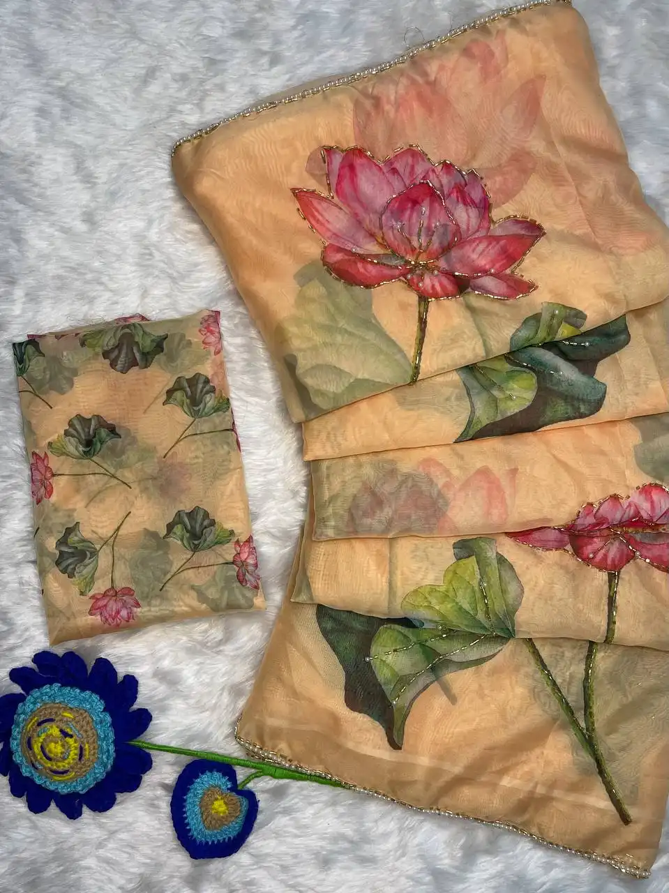 Kusum 767 Premium Tabby Orgenza Silk Saree