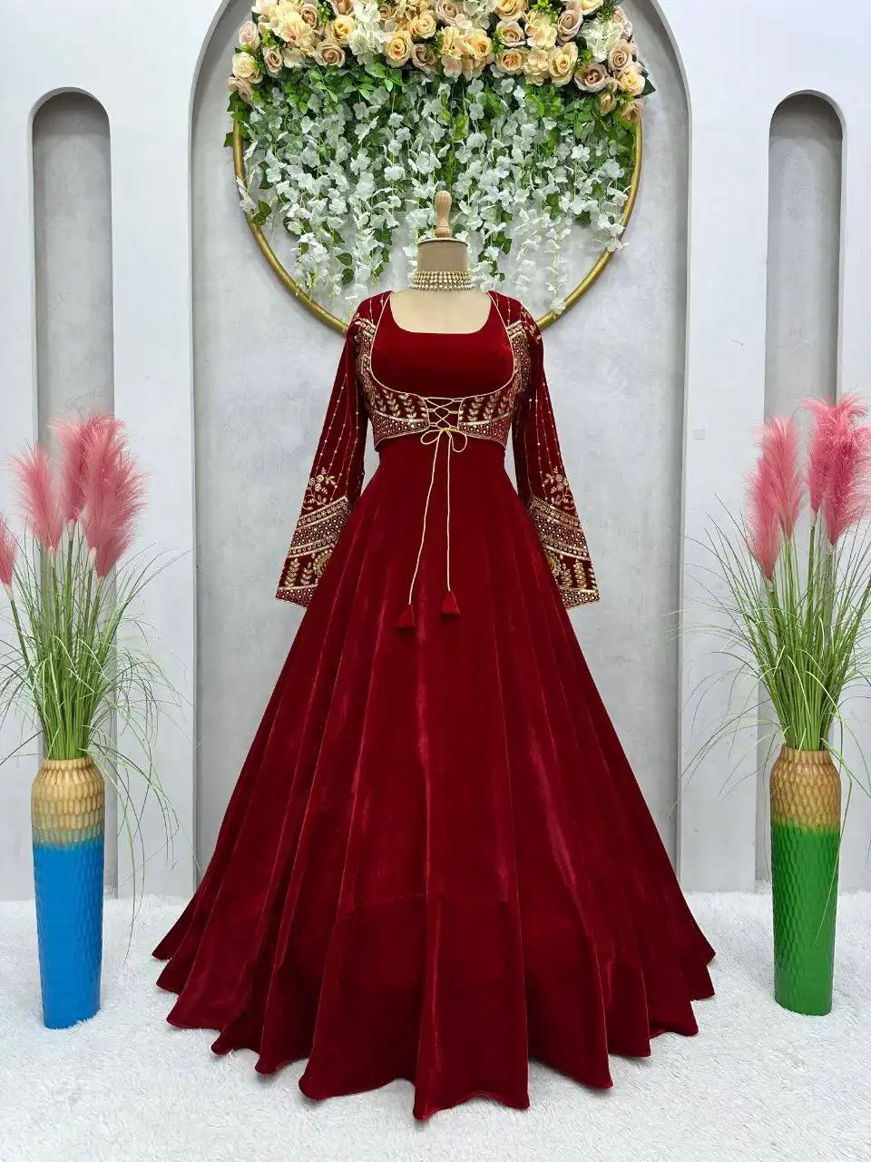 Deepika 5640 Velvet Readymade Dress Collection