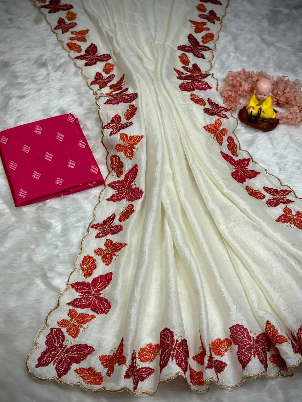 Kusum 783 Soft Blooming Vichitra Saree Below 1500