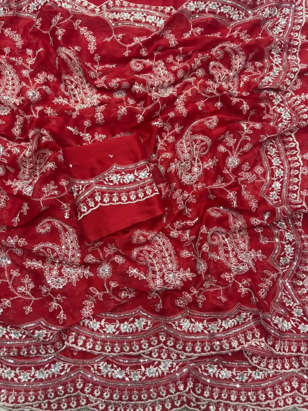 Kusum 785 Pure Soft Tabby Orgenza Wedding Saree