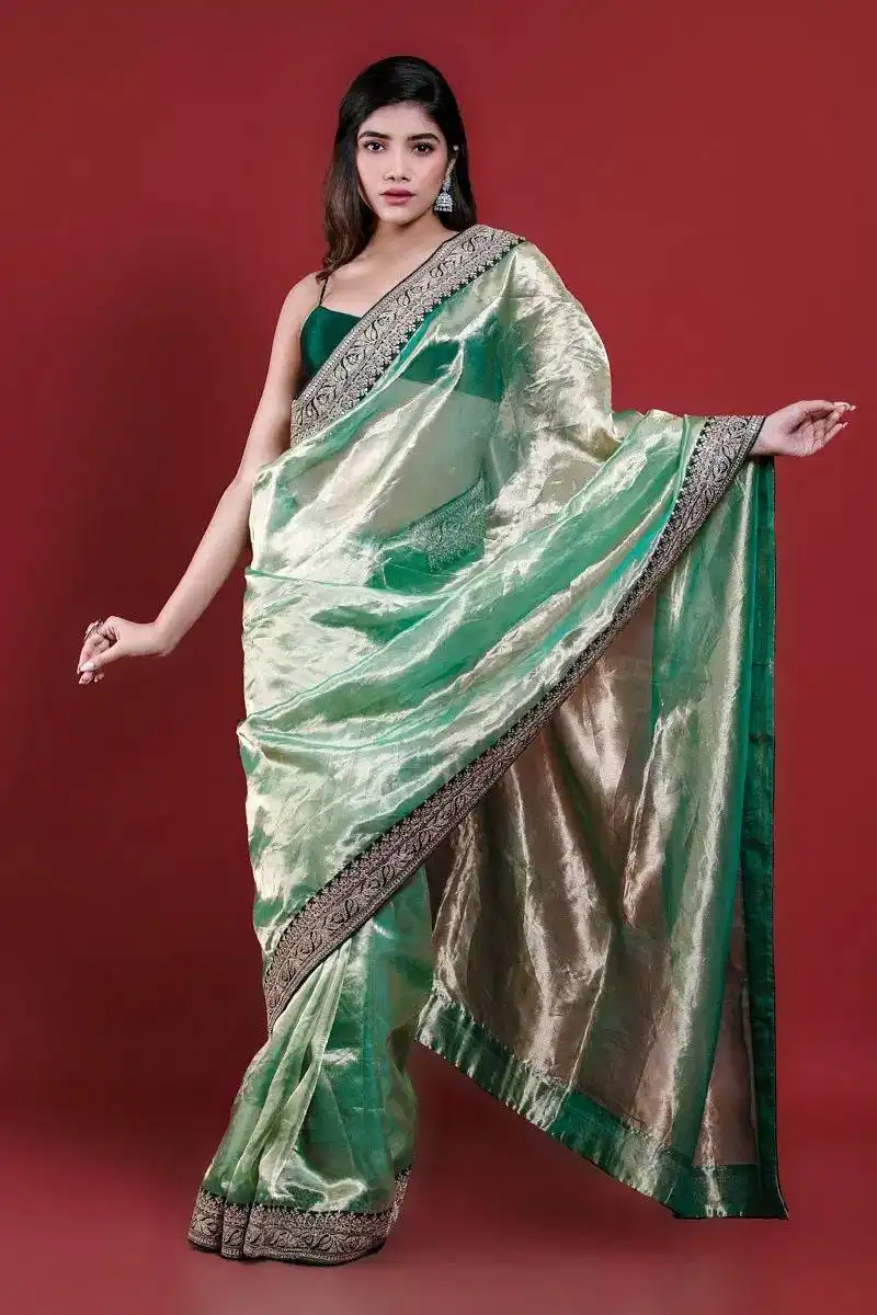 RBC 6031 Royal Tissue Silk Sari Collection Below 1500