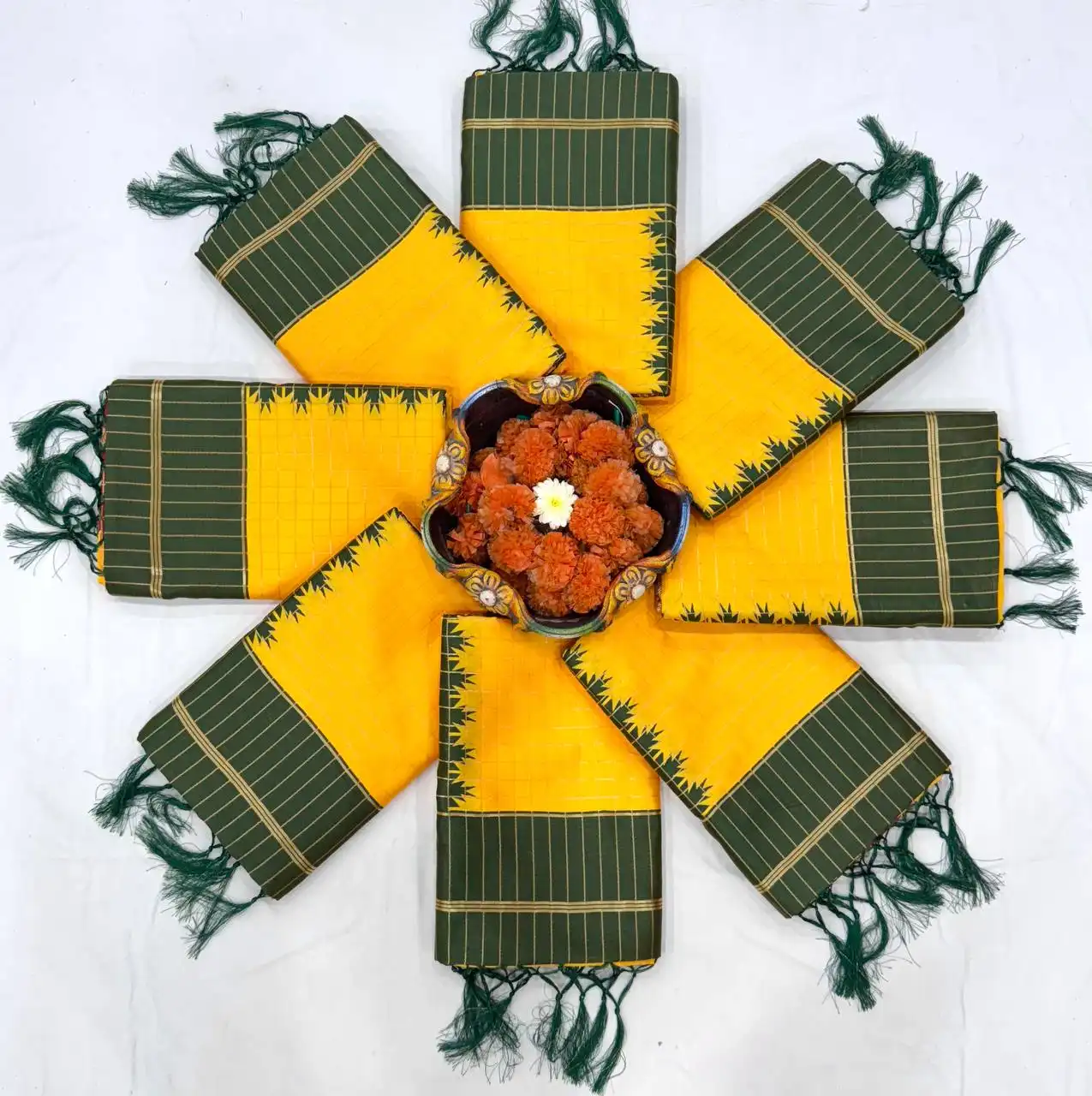 Rani 6058 Soft Lichi Silk Saree Collection Below 1000