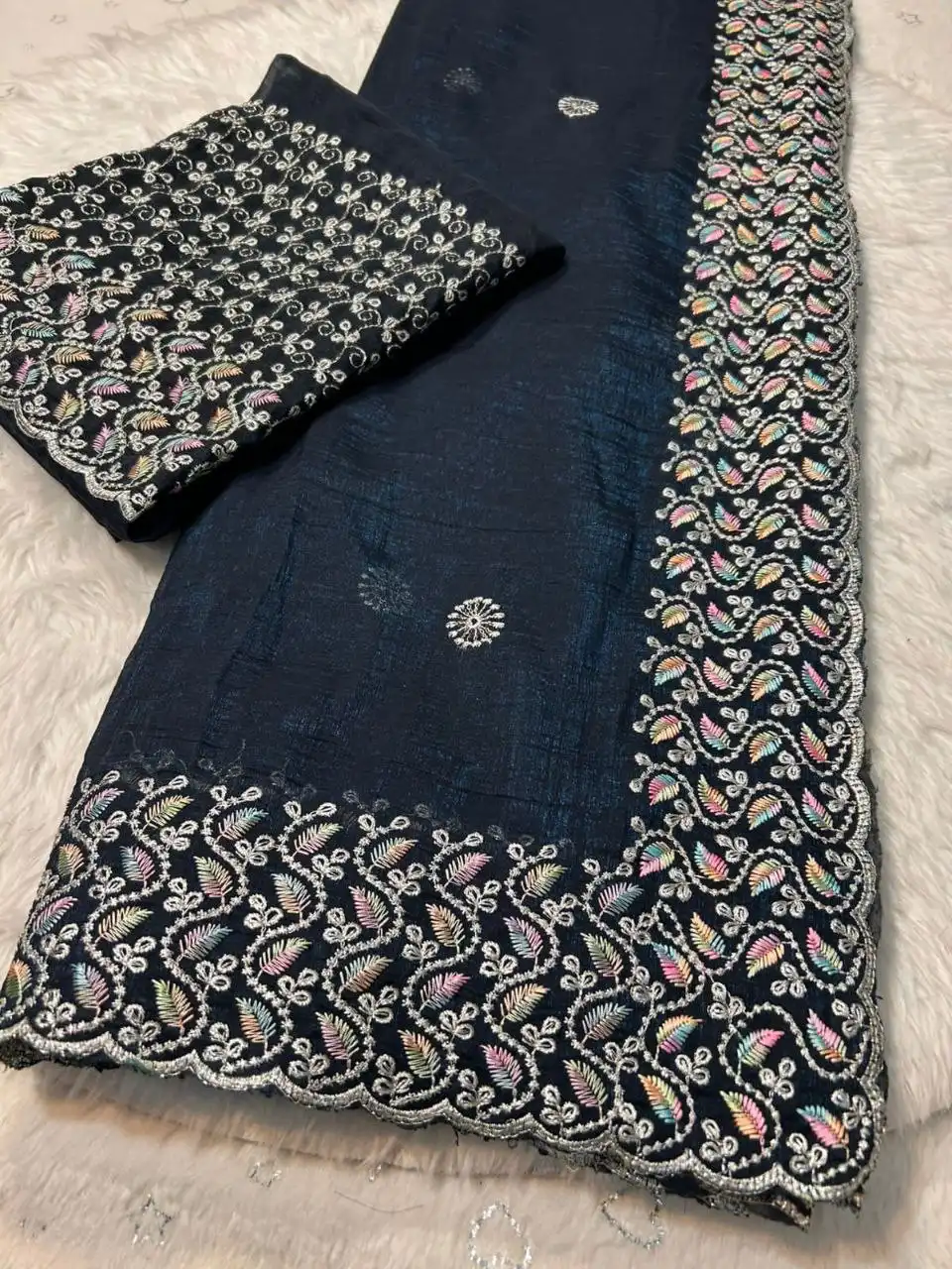 RC1 Vol 66 Soft Crunchy Silk Festival Saree 06 Pcs Set