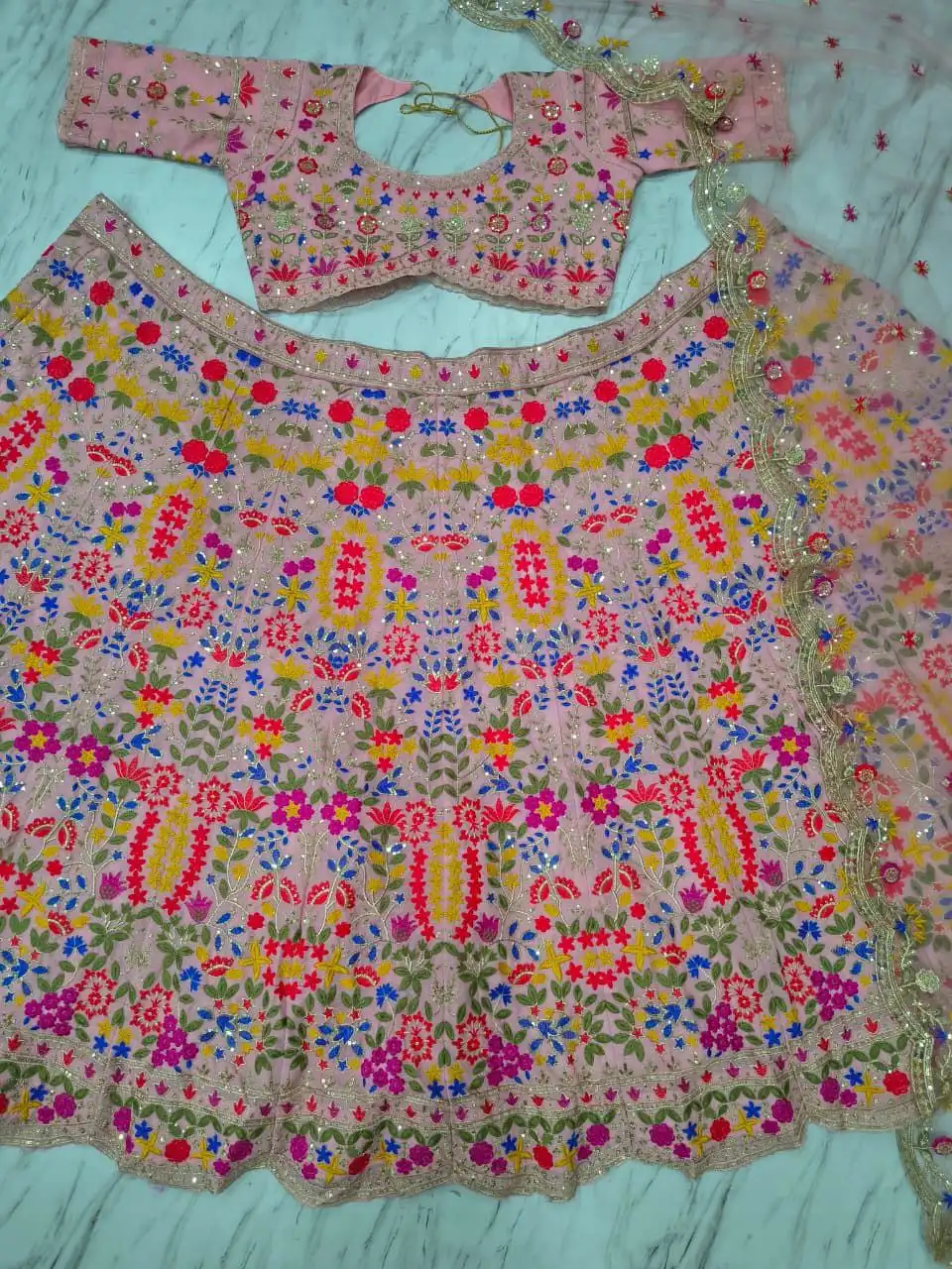 HCR 1096 Faux Georgette Designer Wedding Lehenga Choli