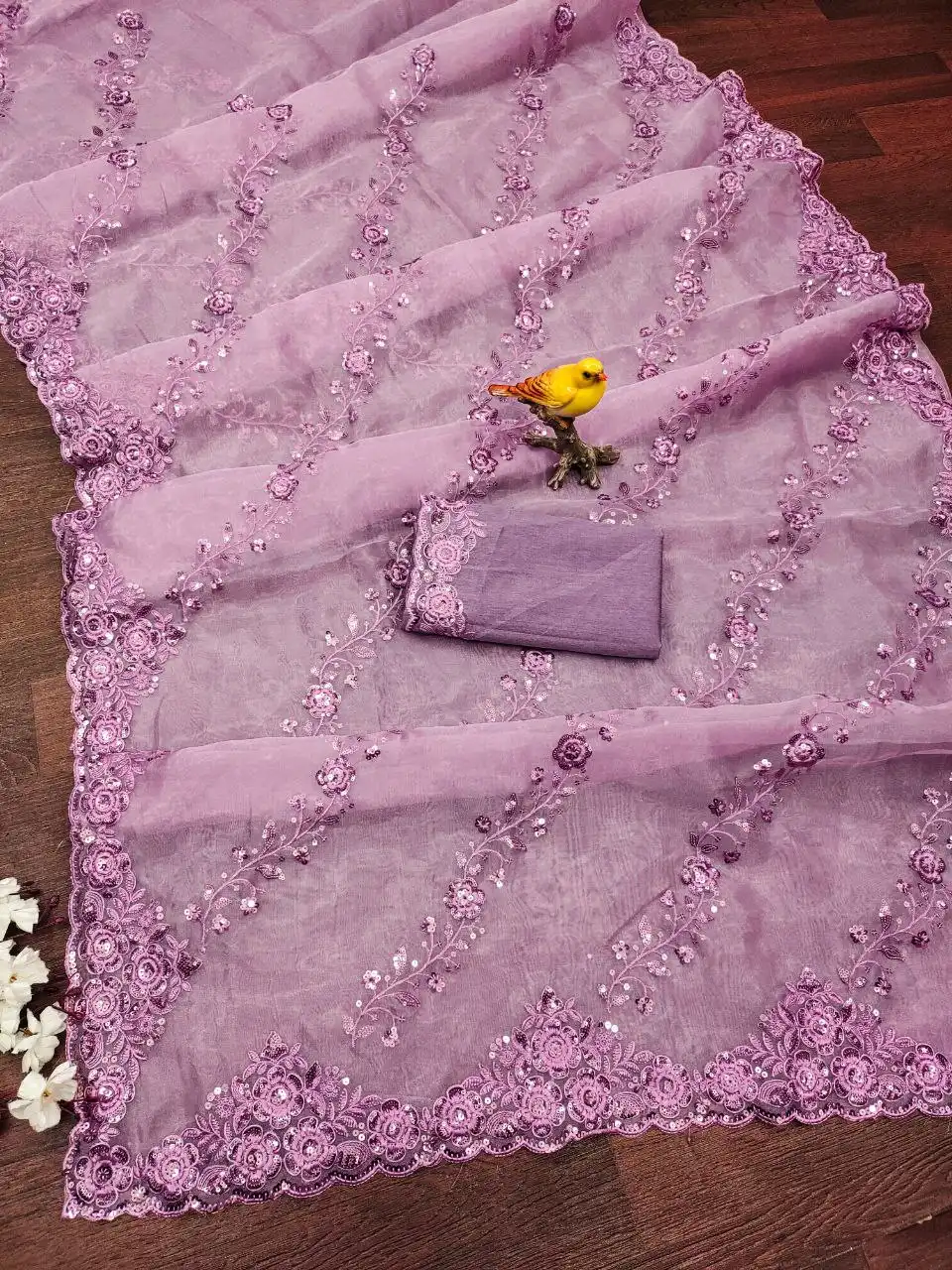 RBC 5072 Organza Silk Saree Party Wear Collection