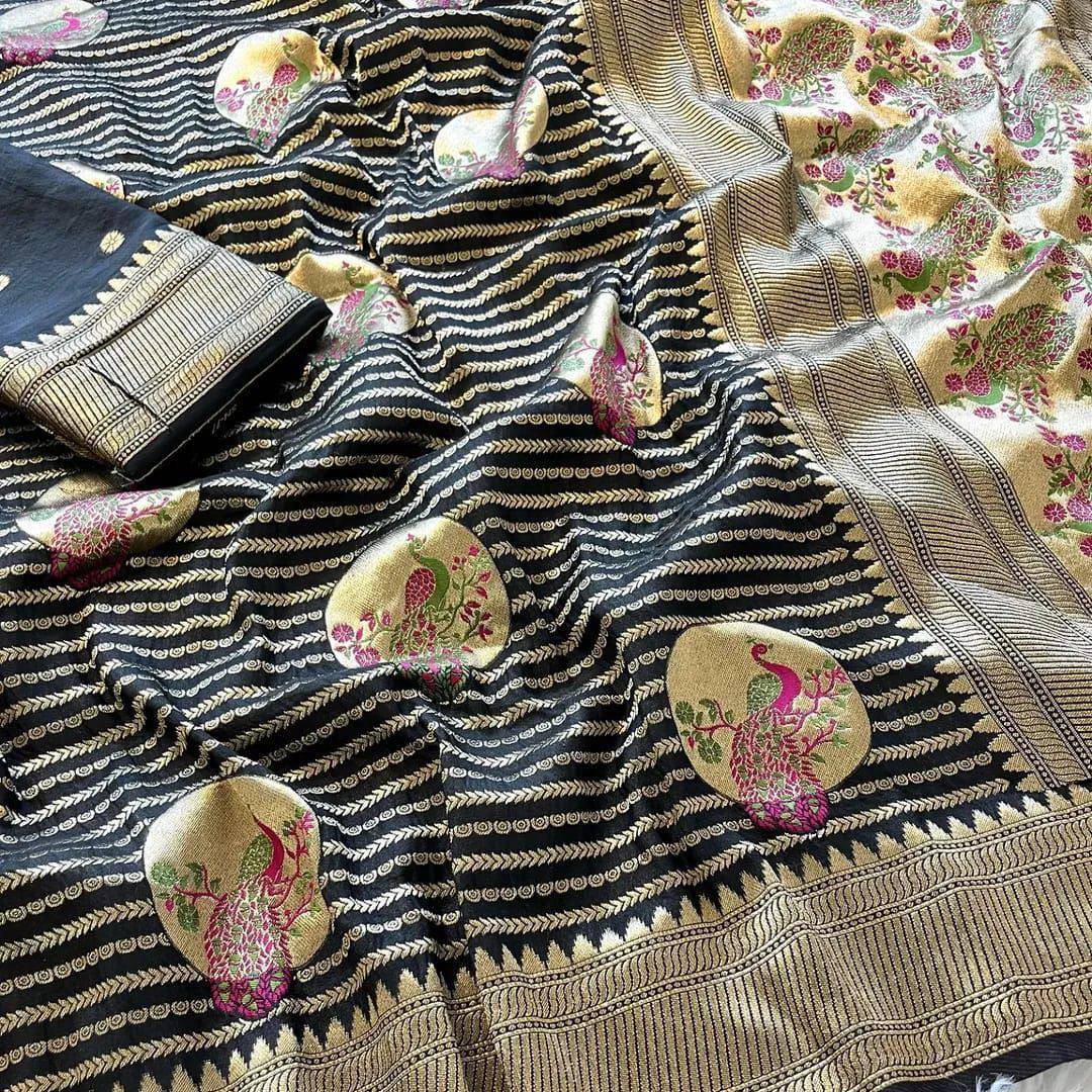 Laxmi 949 Pure Khadi Crepe Silk Saree Collection