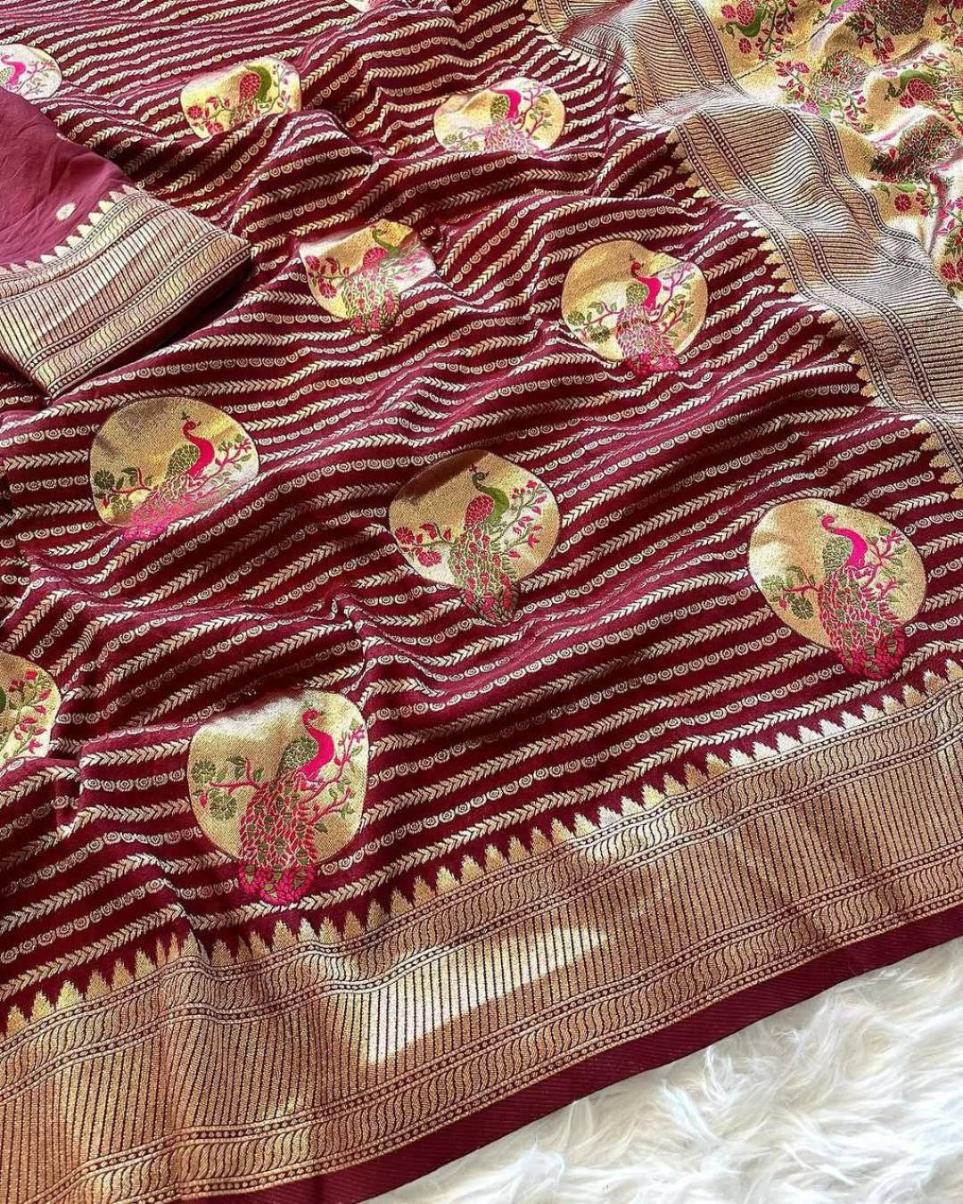 Laxmi 949 Pure Khadi Crepe Silk Saree Collection