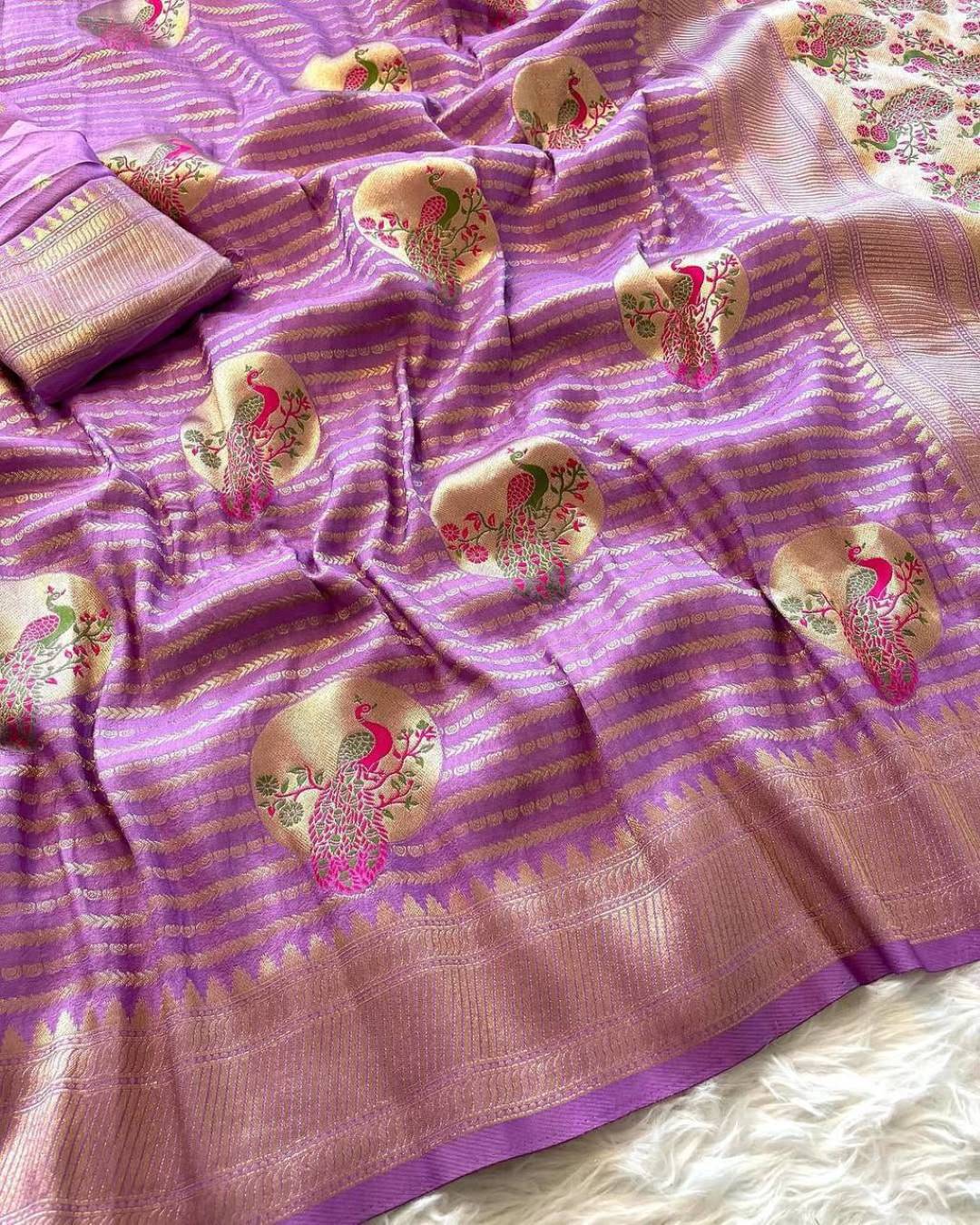 Laxmi 949 Pure Khadi Crepe Silk Saree Collection