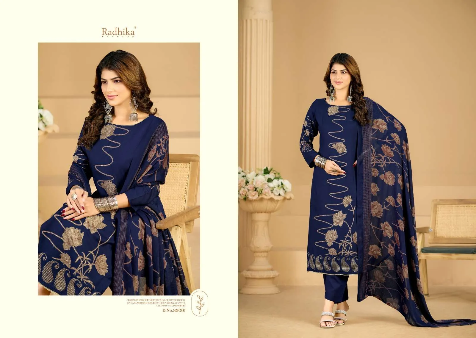 Radhika Fashion Firoza Semi Stitched Suits