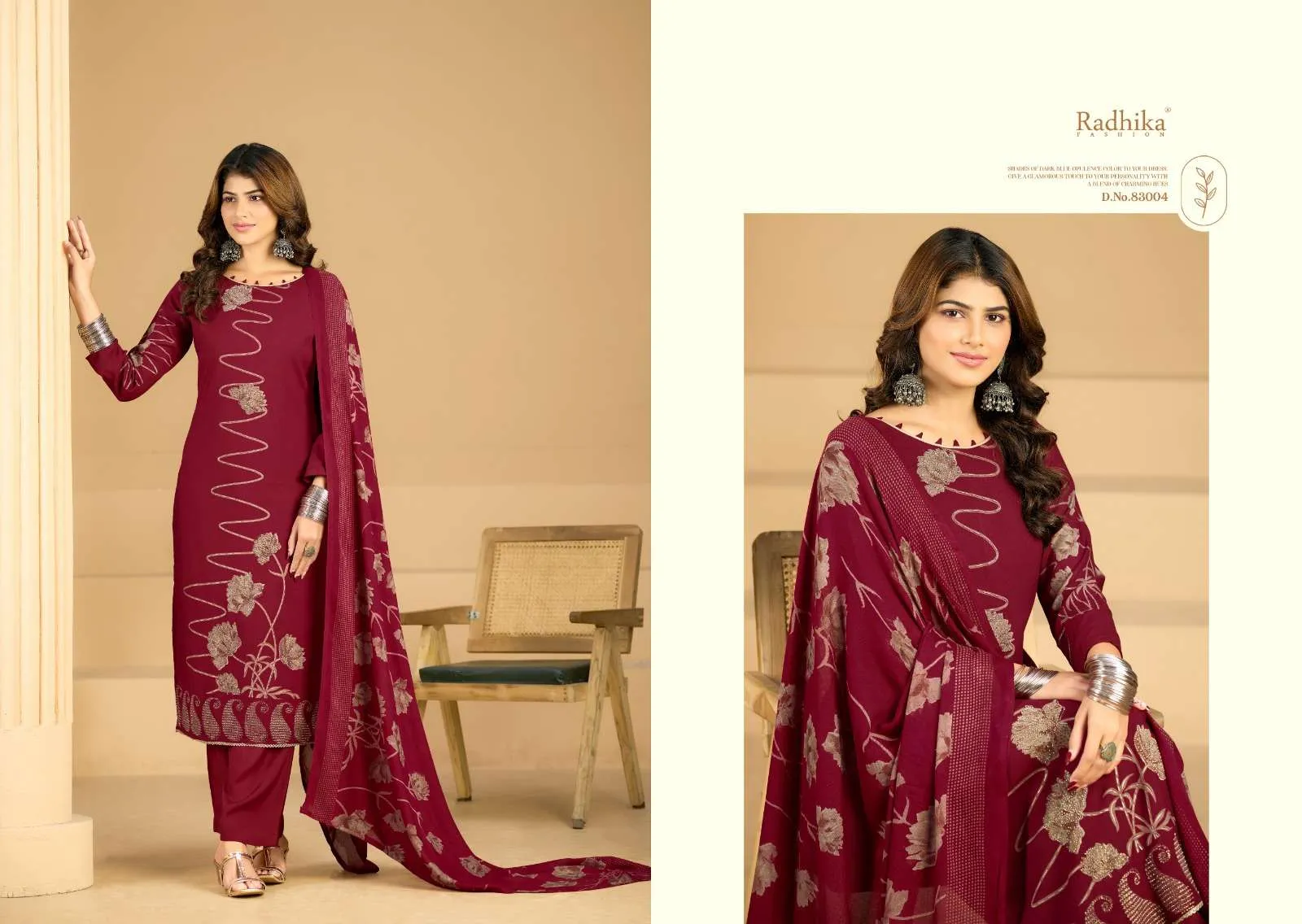 Radhika Fashion Firoza Semi Stitched Suits