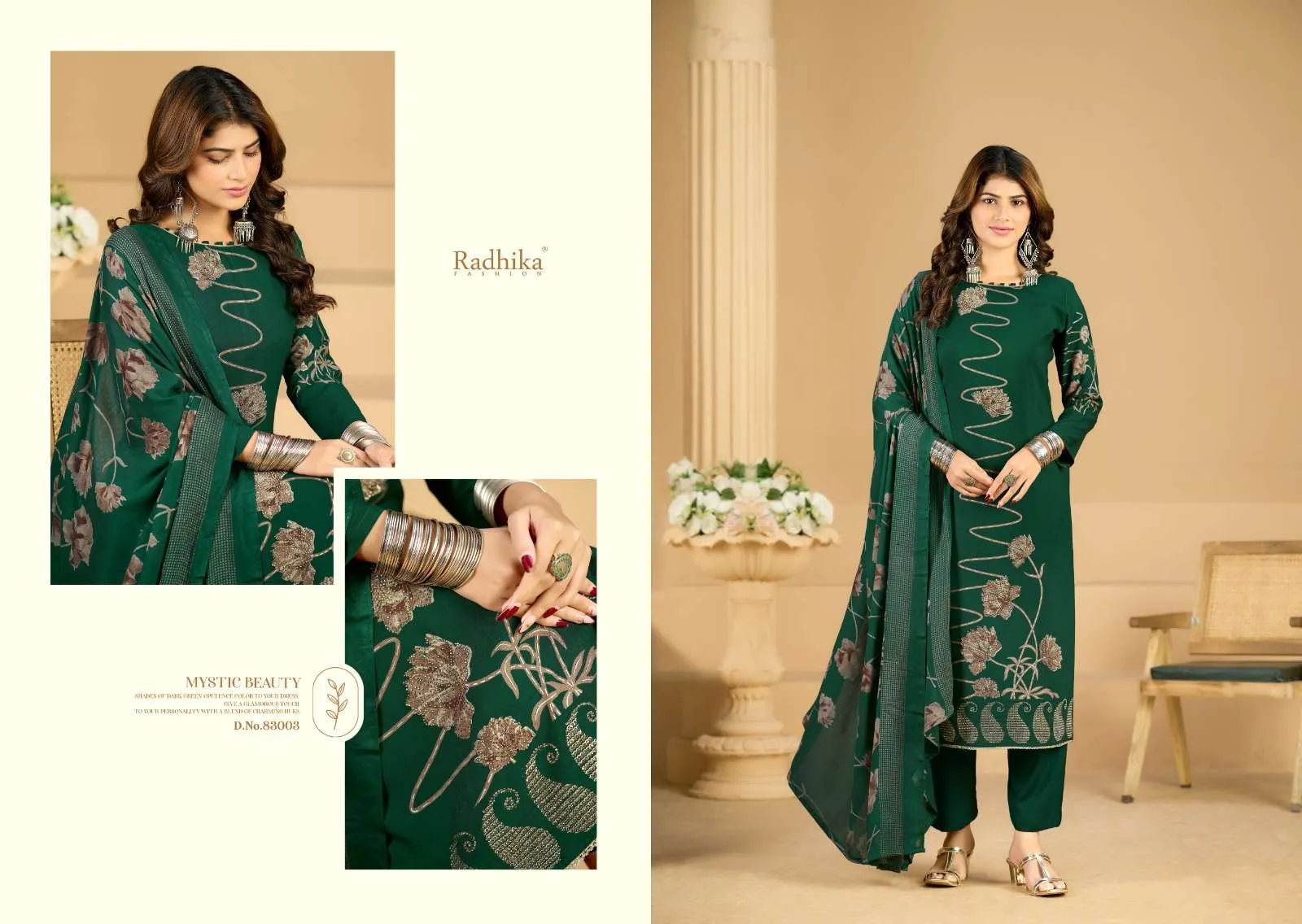Radhika Fashion Firoza Semi Stitched Suits