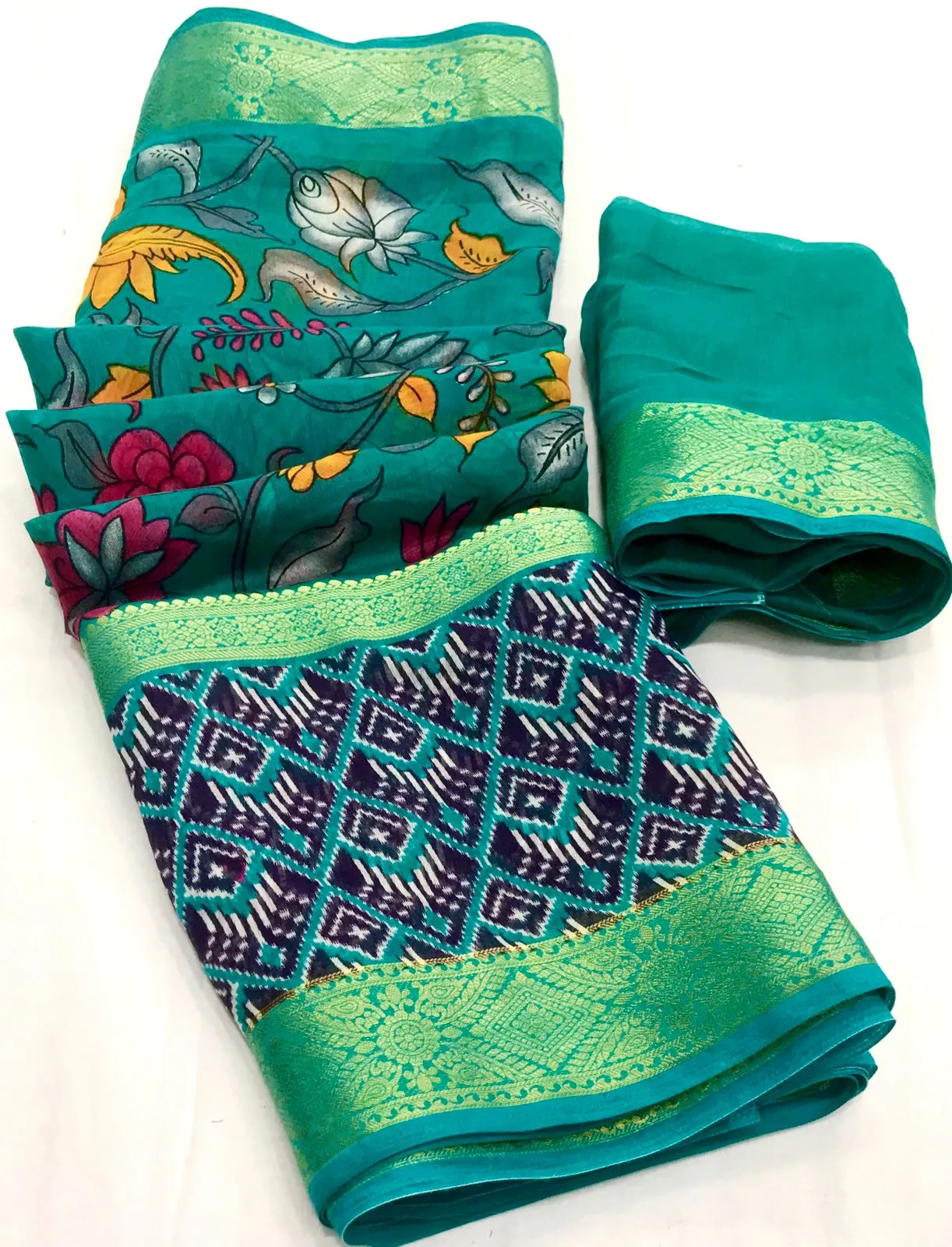 Rajyog Double Jacquard Border 1 Sarees