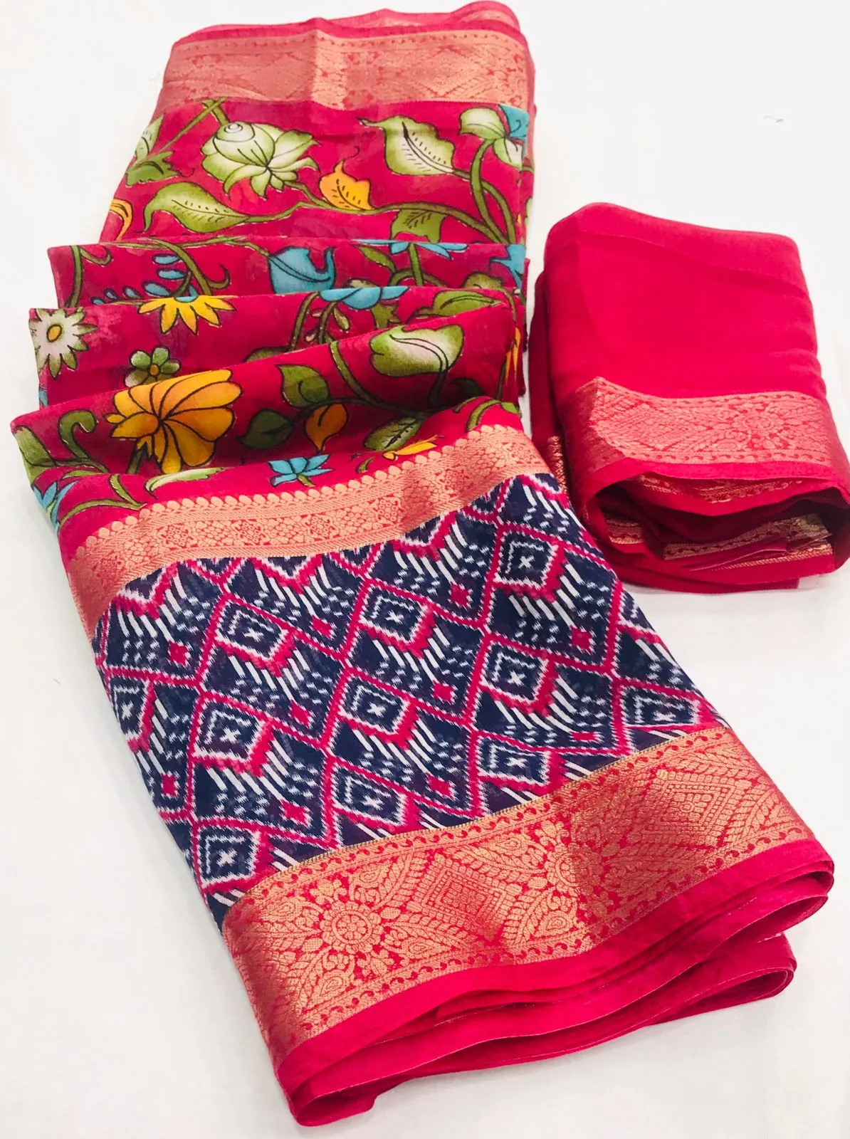 Rajyog Double Jacquard Border 1 Sarees