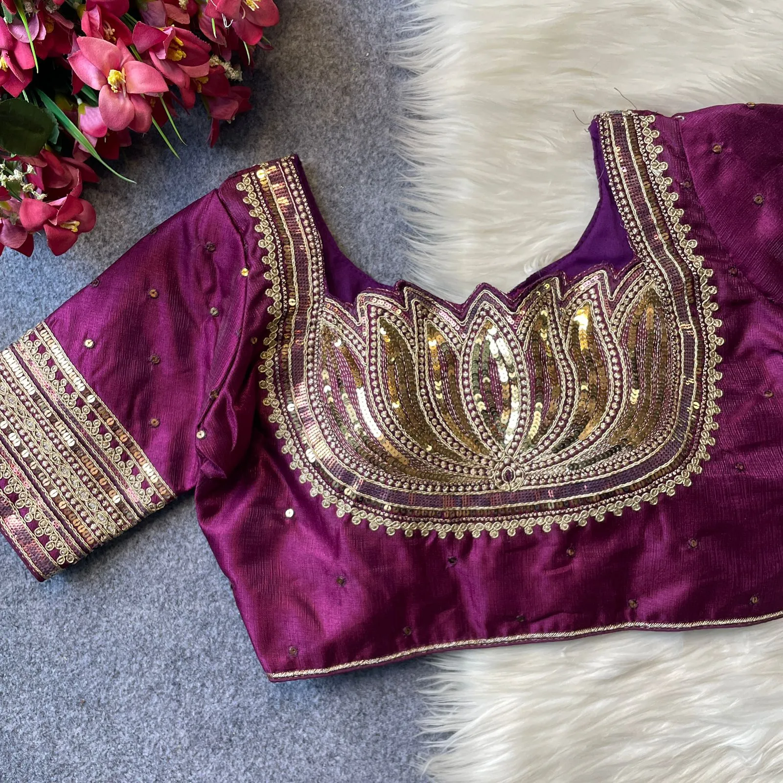 Ruhi Vol 71 Heavy Milan Silk Desgine Bridal Wedding Blouse