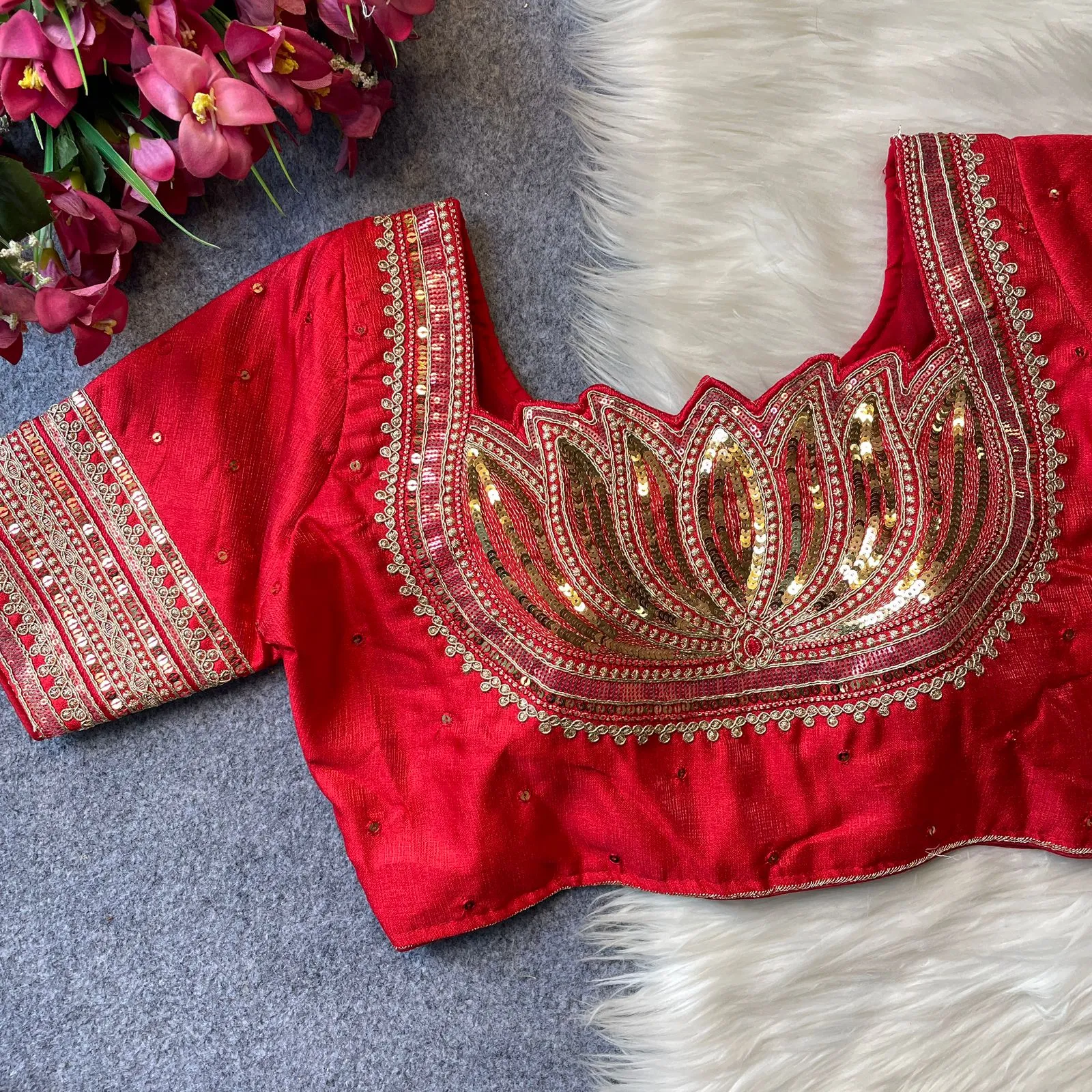 Ruhi Vol 71 Heavy Milan Silk Desgine Bridal Wedding Blouse