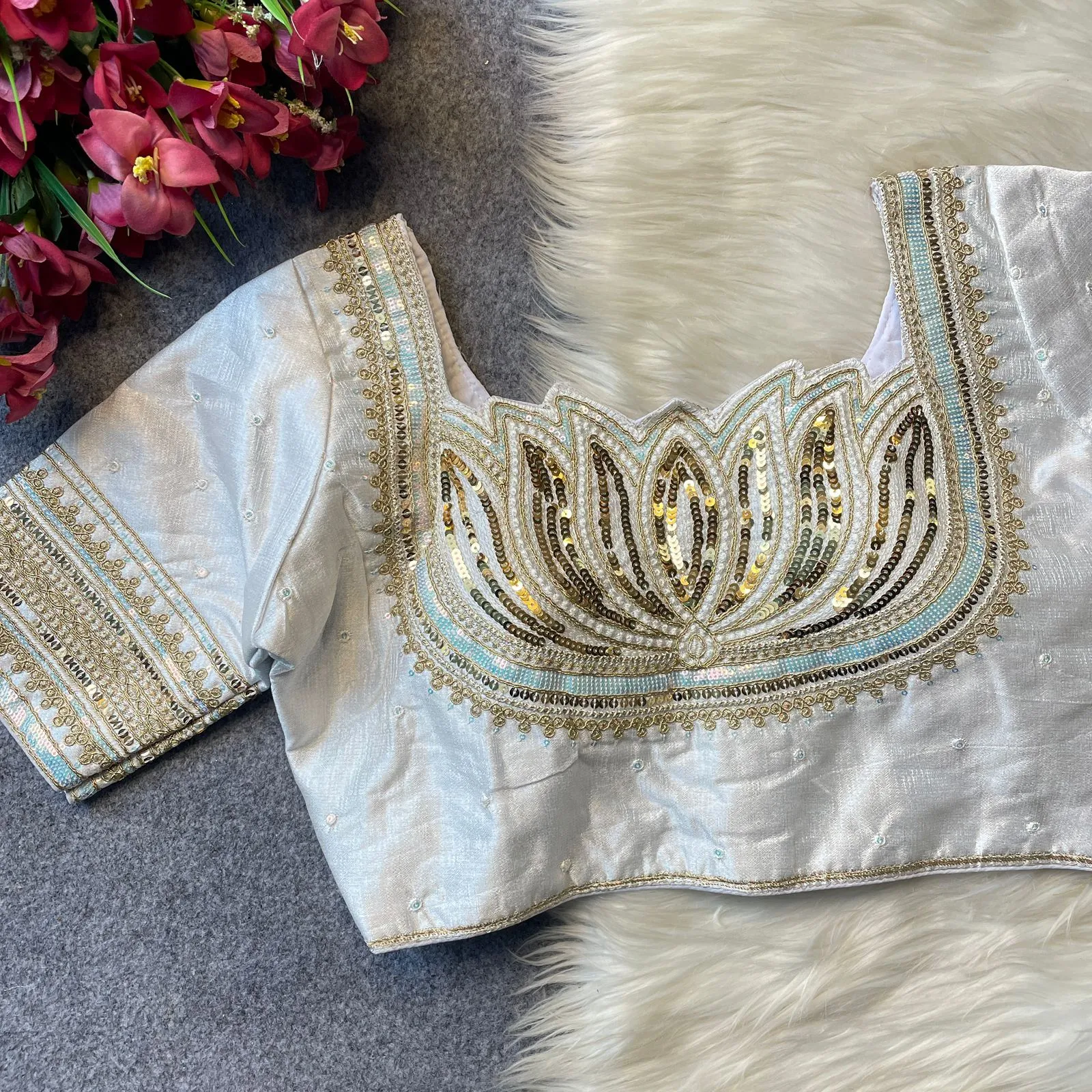 Ruhi Vol 71 Heavy Milan Silk Desgine Bridal Wedding Blouse