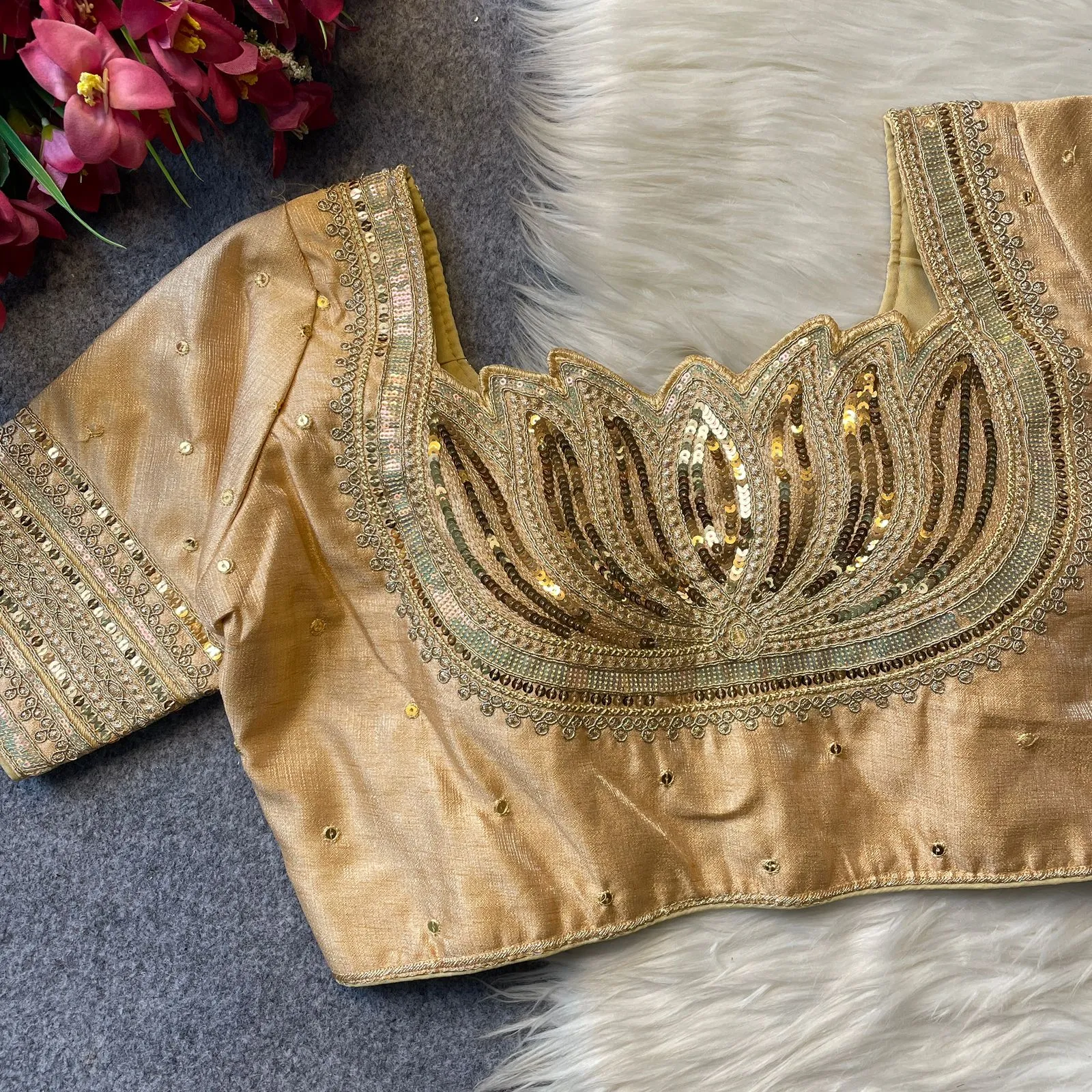 Ruhi Vol 71 Heavy Milan Silk Desgine Bridal Wedding Blouse