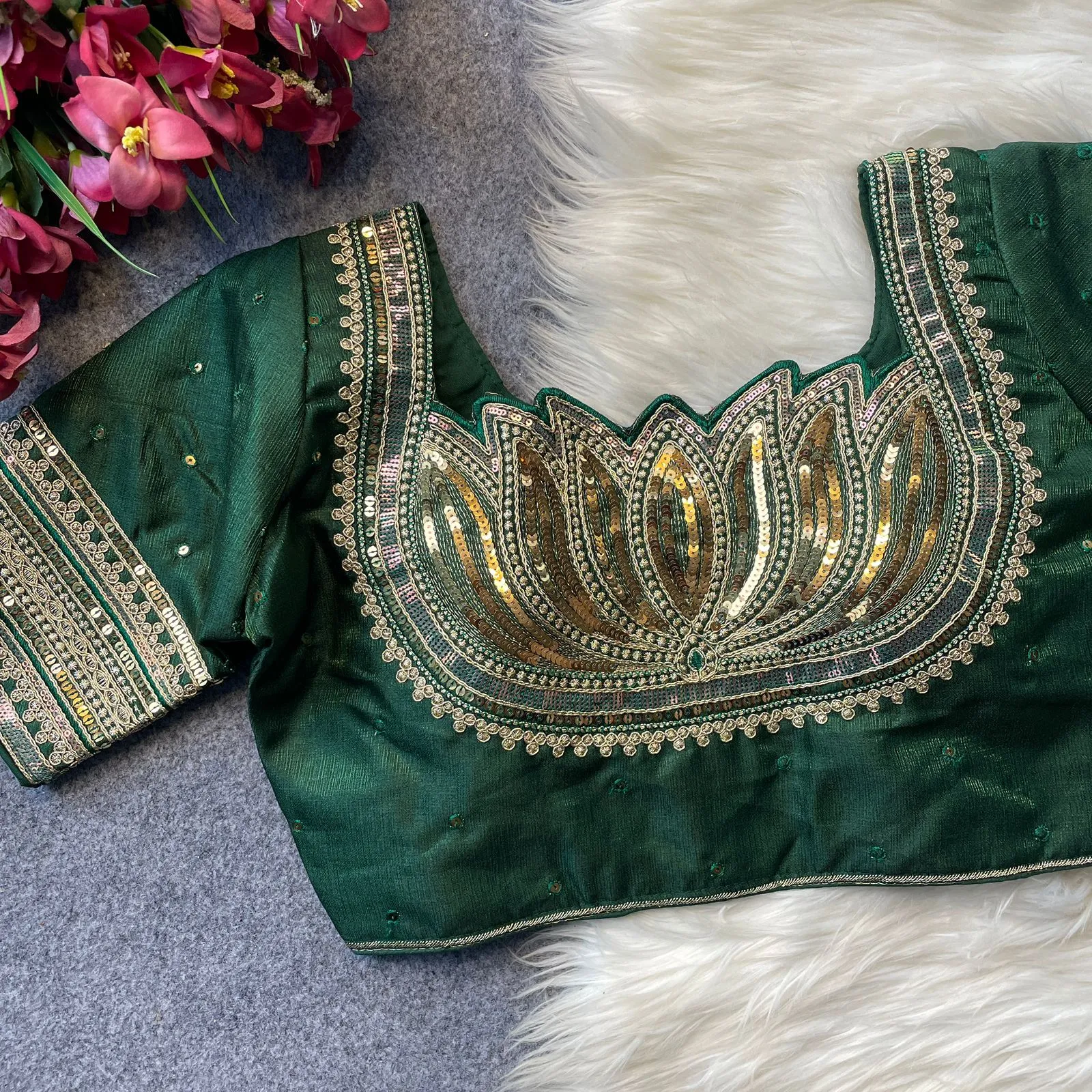 Ruhi Vol 71 Heavy Milan Silk Desgine Bridal Wedding Blouse