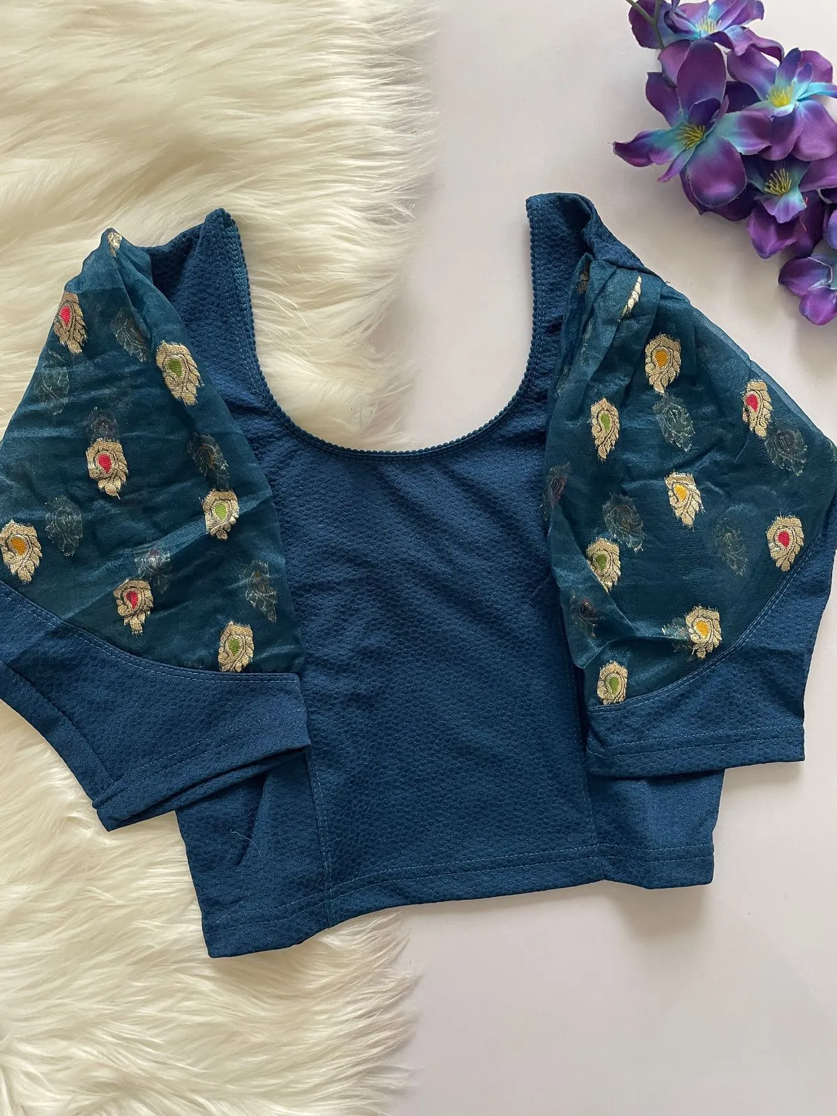 Ruhi Vol 73 Organza Stretchable Blouse Collection Below 500