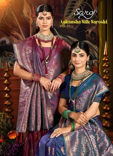 Saroj Aakansha Silk Saroski Vol 1 Sarees