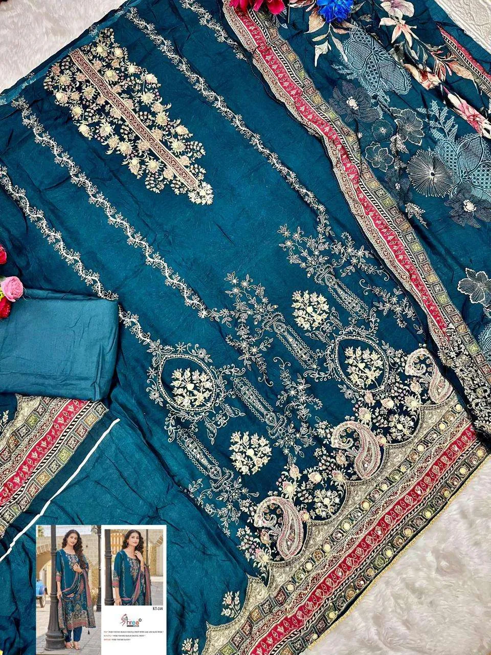 Shree Fab Design No - Kt - 246 Pakistani Suits