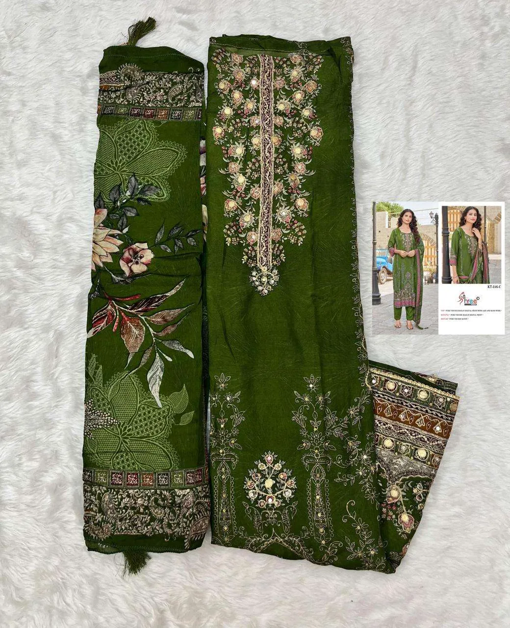 Shree Fab Design No - Kt - 246 Pakistani Suits