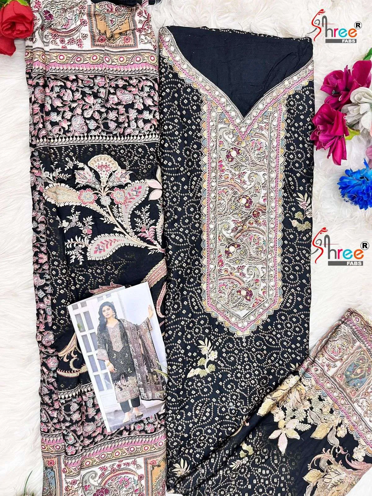 Shree Fab Design No - Kt - 296 Ef Pakistani Suits