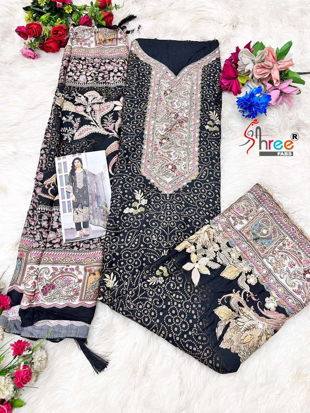 Shree Fab Design No - Kt - 296 Ef Pakistani Suits