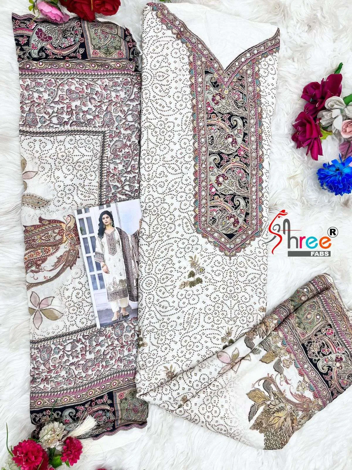 Shree Fab Design No - Kt - 296 Ef Pakistani Suits
