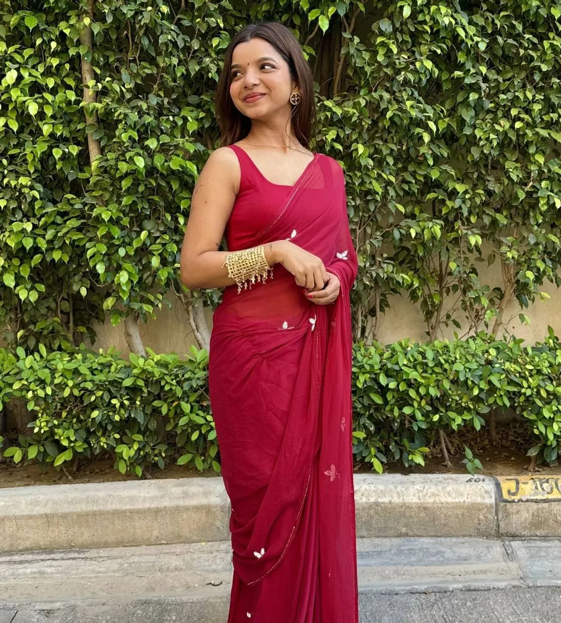 WMS Vol 118 Soft Georgette Handwork Sarees