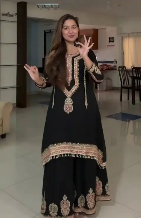 ASD 7080 Chinon Silk Embroidery Eid Readymade Dress