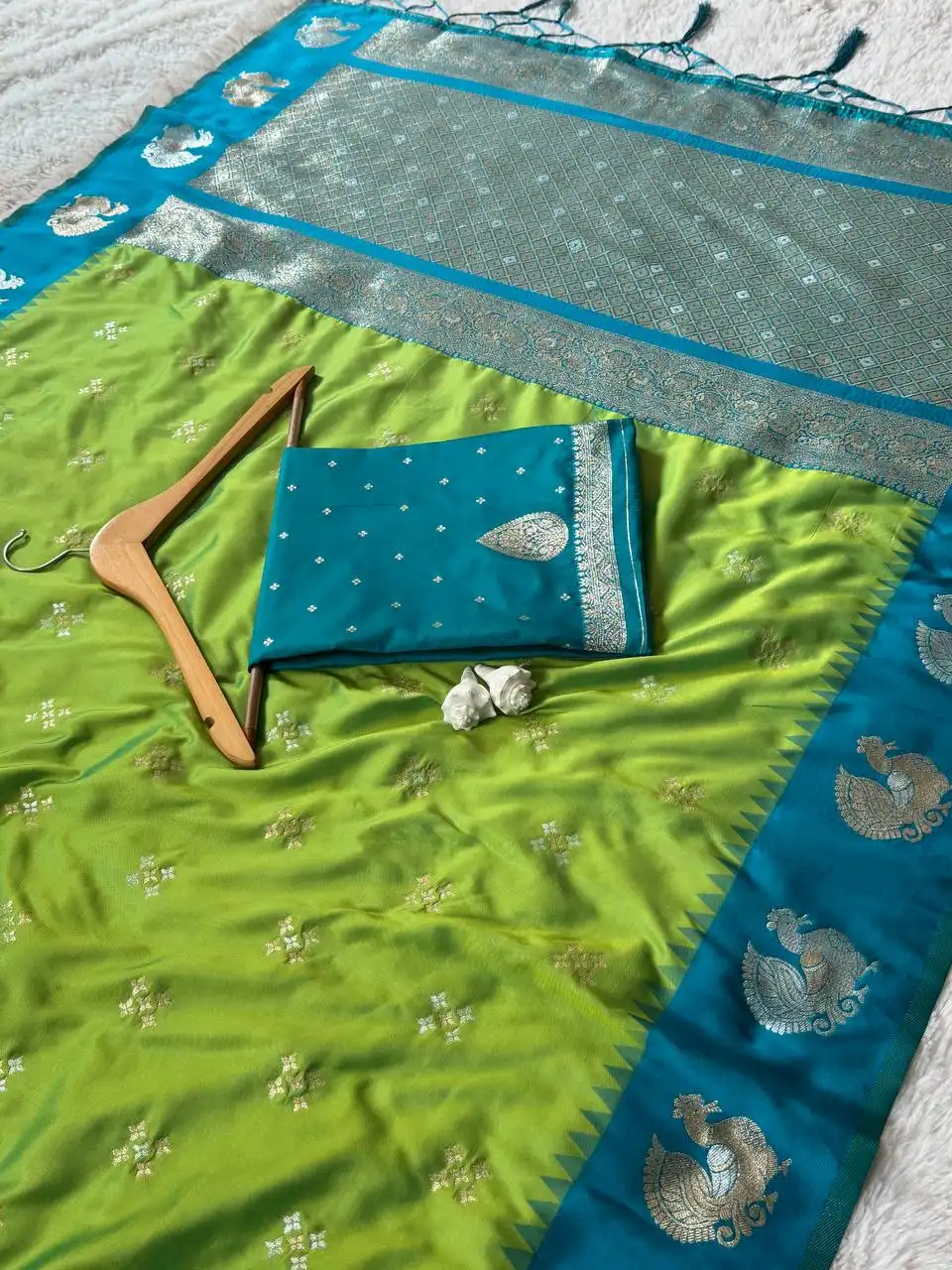 WMS Vol 136 Soft Silk Zari Waving Pongal Saree