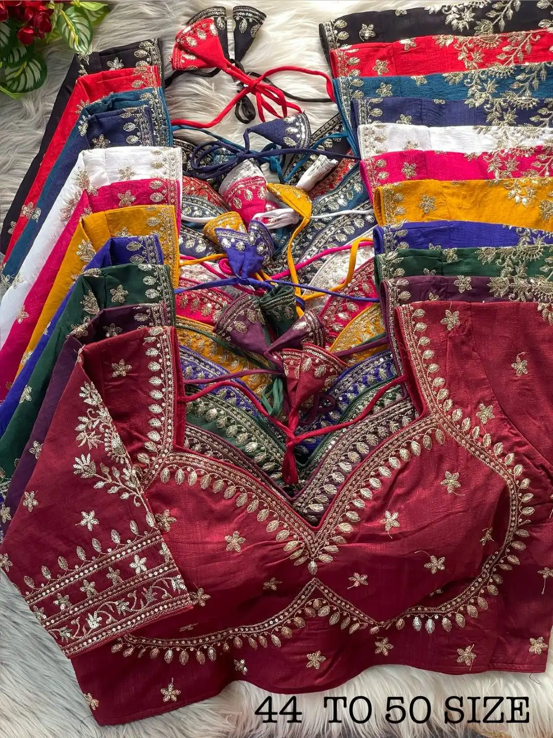 Ruhi Vol 112 Vichitra Silk Designer Bridal Wedding Blouse