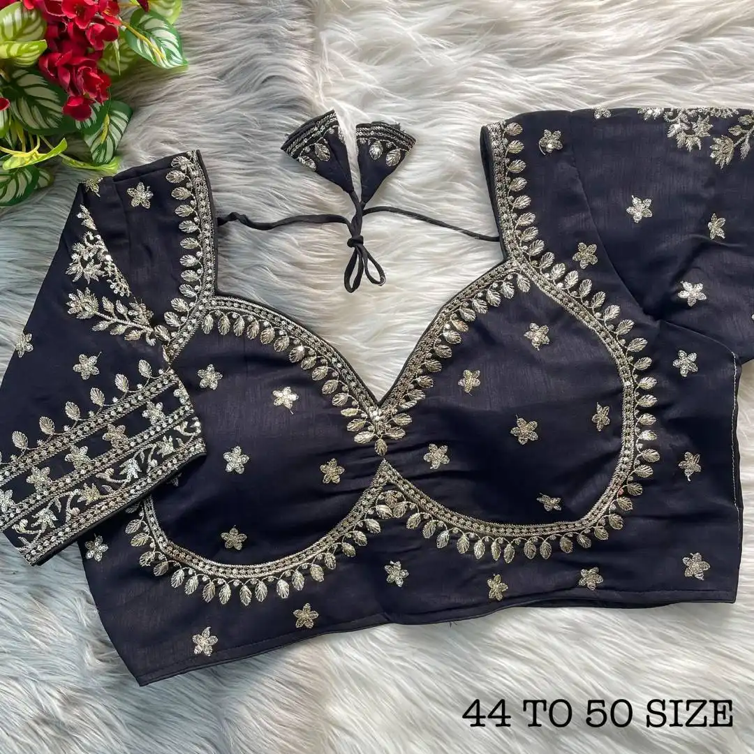 Ruhi Vol 112 Vichitra Silk Designer Bridal Wedding Blouse