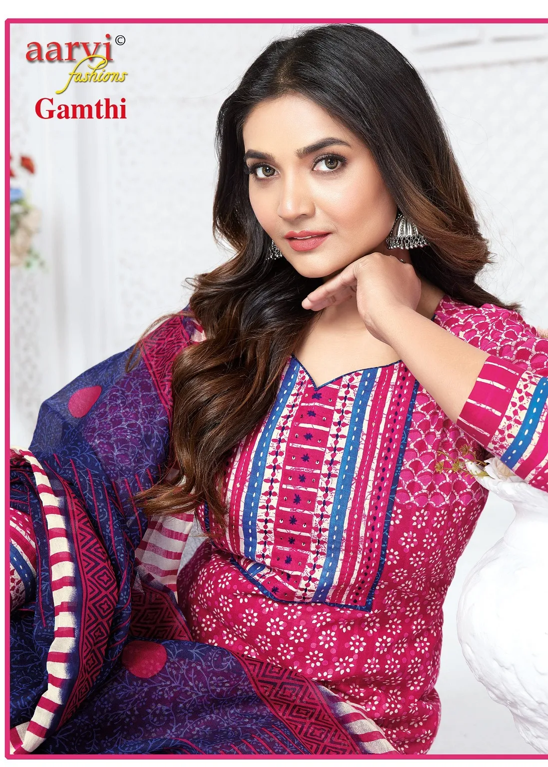 Aarvi Gamthi Vol 12 Stitched Suits