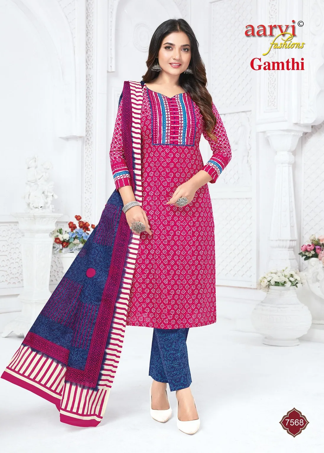Aarvi Gamthi Vol 12 Stitched Suits