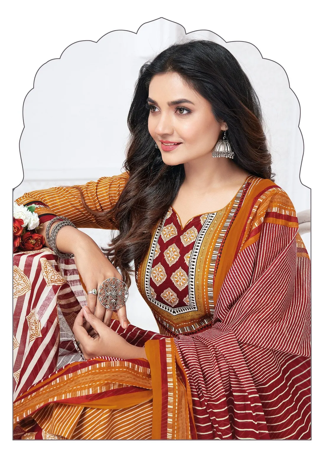 Aarvi Gamthi Vol 12 Stitched Suits