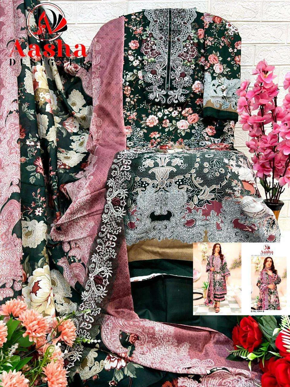 Aasha Designer Design No - 1044 Abcdg Pakistani Suits