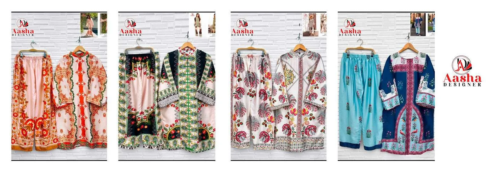 Aasha Designer Turkish Cord Set Vol 6 Kurtis