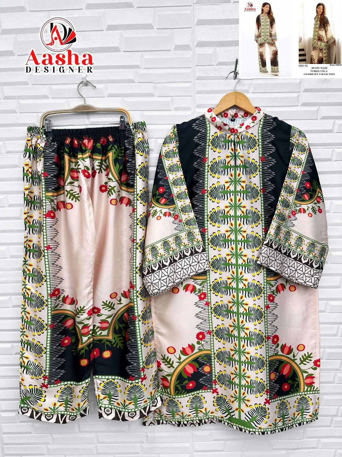 Aasha Designer Turkish Cord Set Vol 6 Kurtis