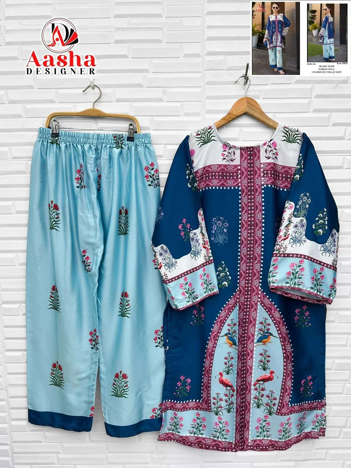 Aasha Designer Turkish Cord Set Vol 6 Kurtis