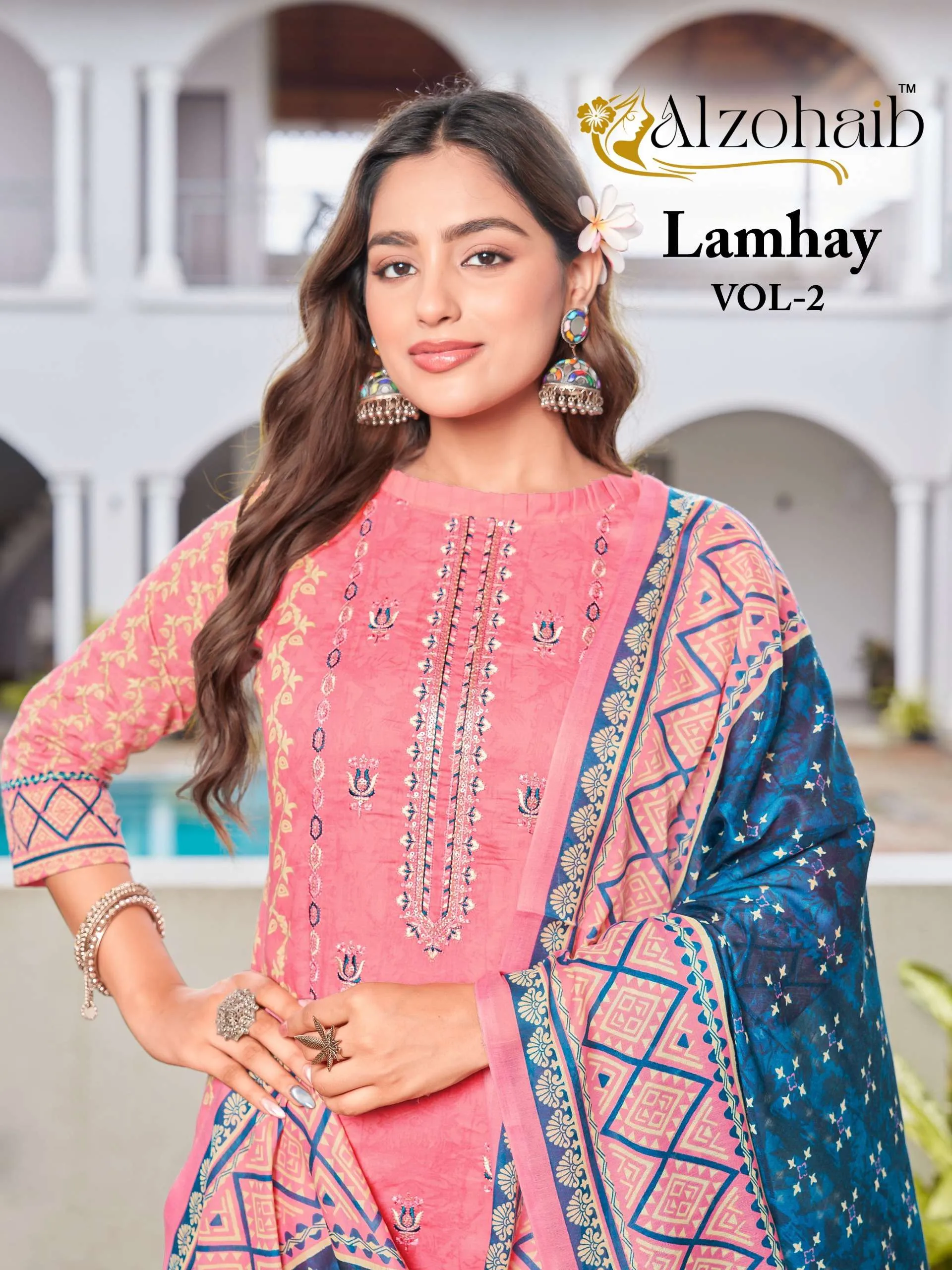 Al Zohaib Lamhay Vol 2 Pakistani Suits