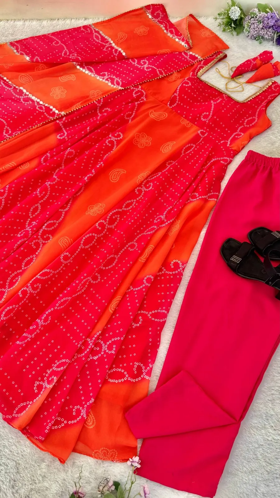 Alia 535 Gerorrget Chiffon Digital Printed Readymade Dress