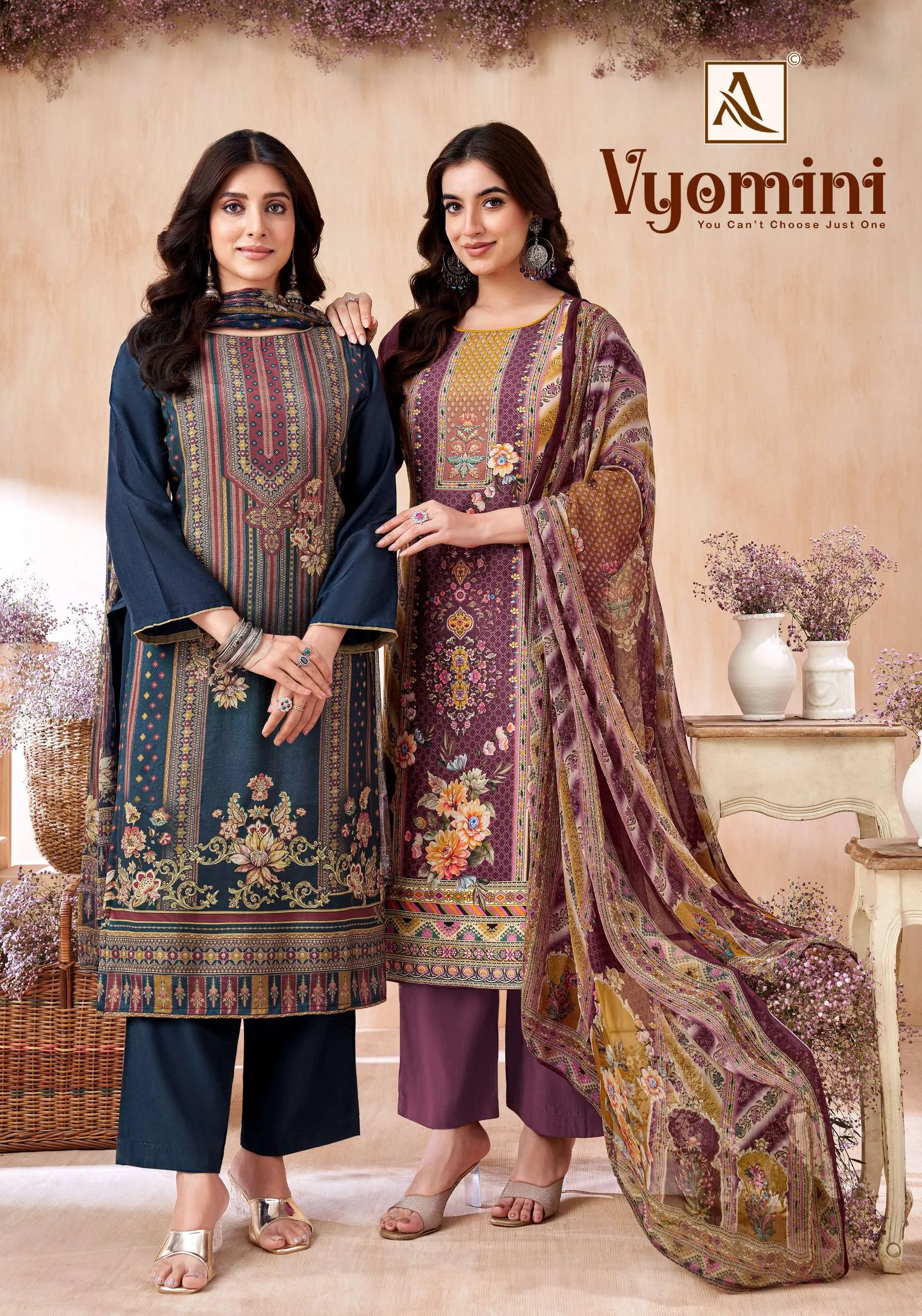 Alok Suits Vyomini Semi Stitched Suits
