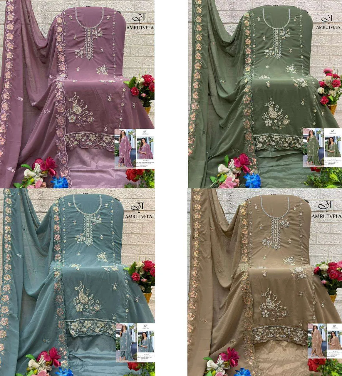 Amrutvela Av 1025 Pakistani Suits